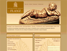 Tablet Screenshot of antiquitaeten-ankauf-flanz.de